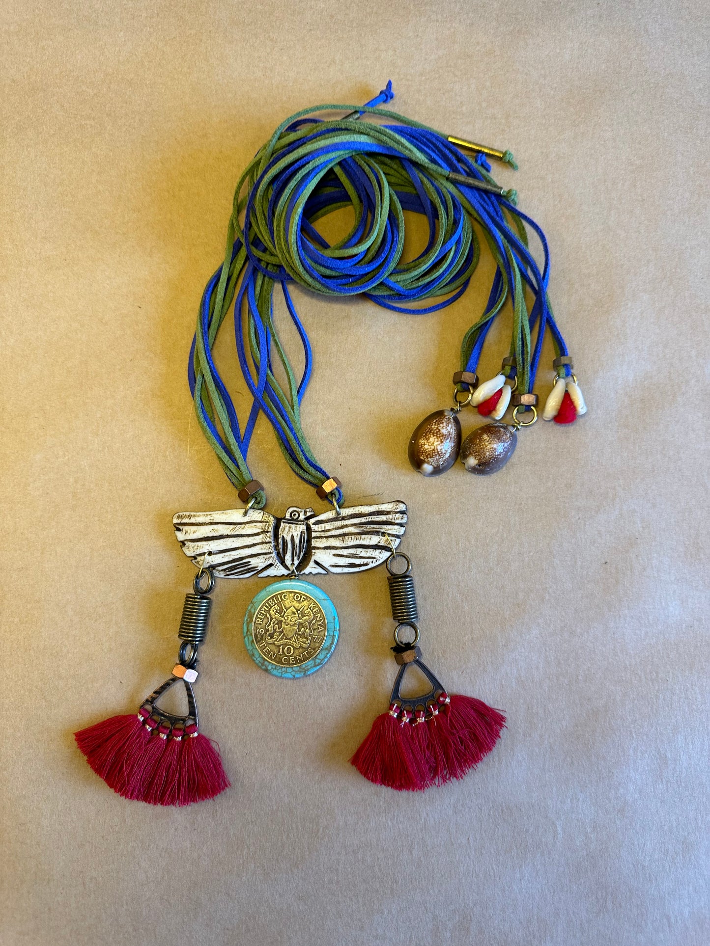 Egyptian scarab necklace