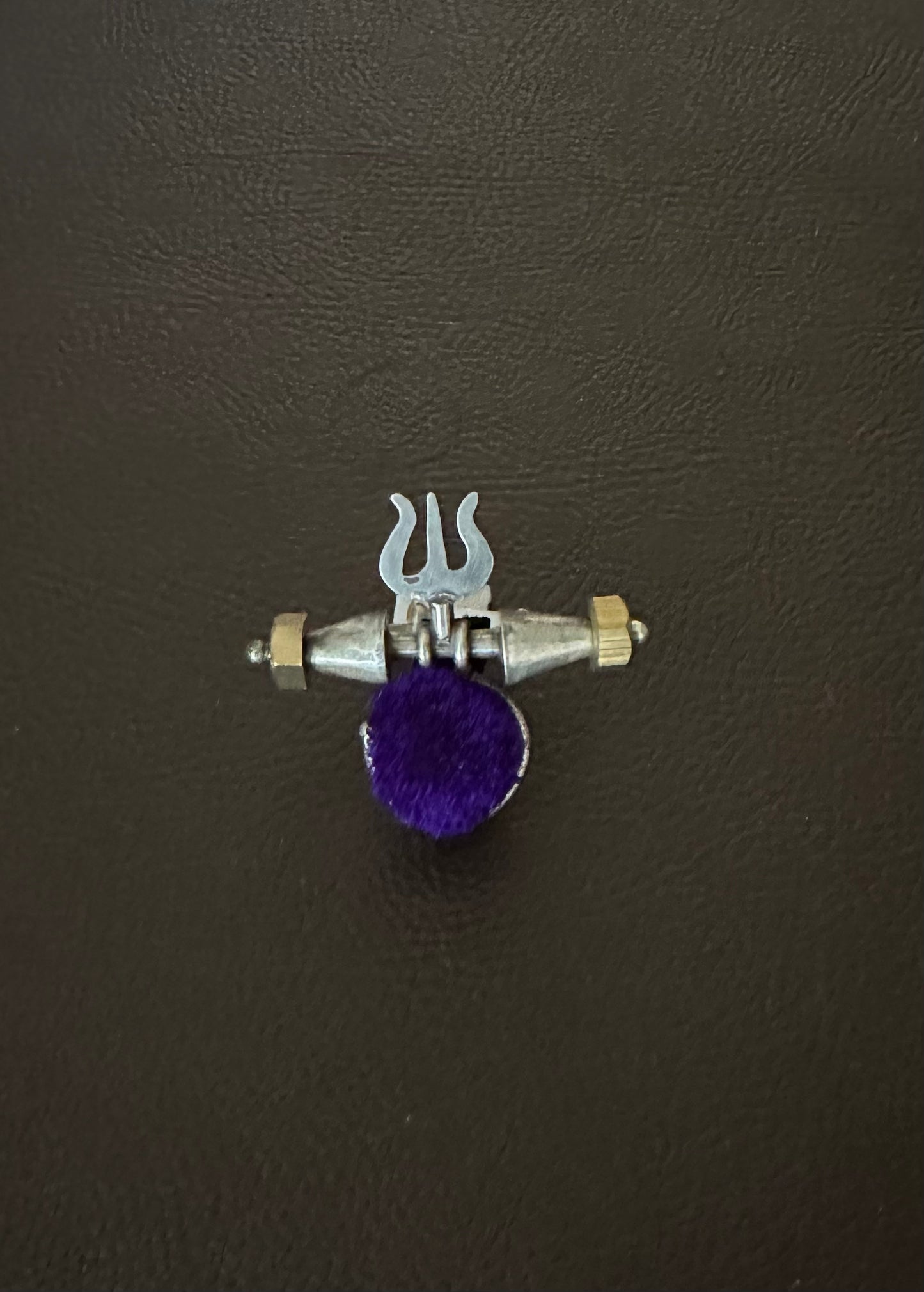 Trishul silver ring