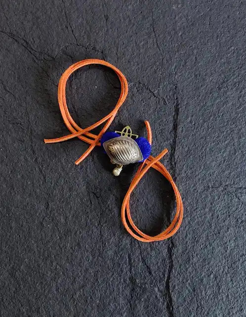 Silver shanka rakhi